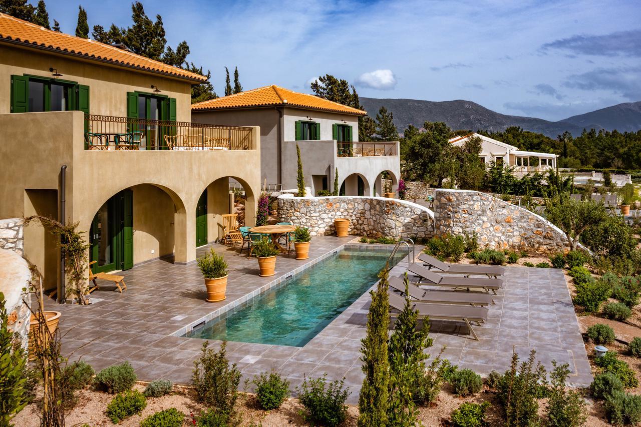 North Point Houses Fiskardo Bagian luar foto