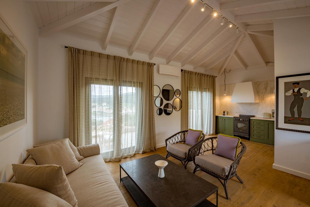 North Point Houses Fiskardo Bagian luar foto