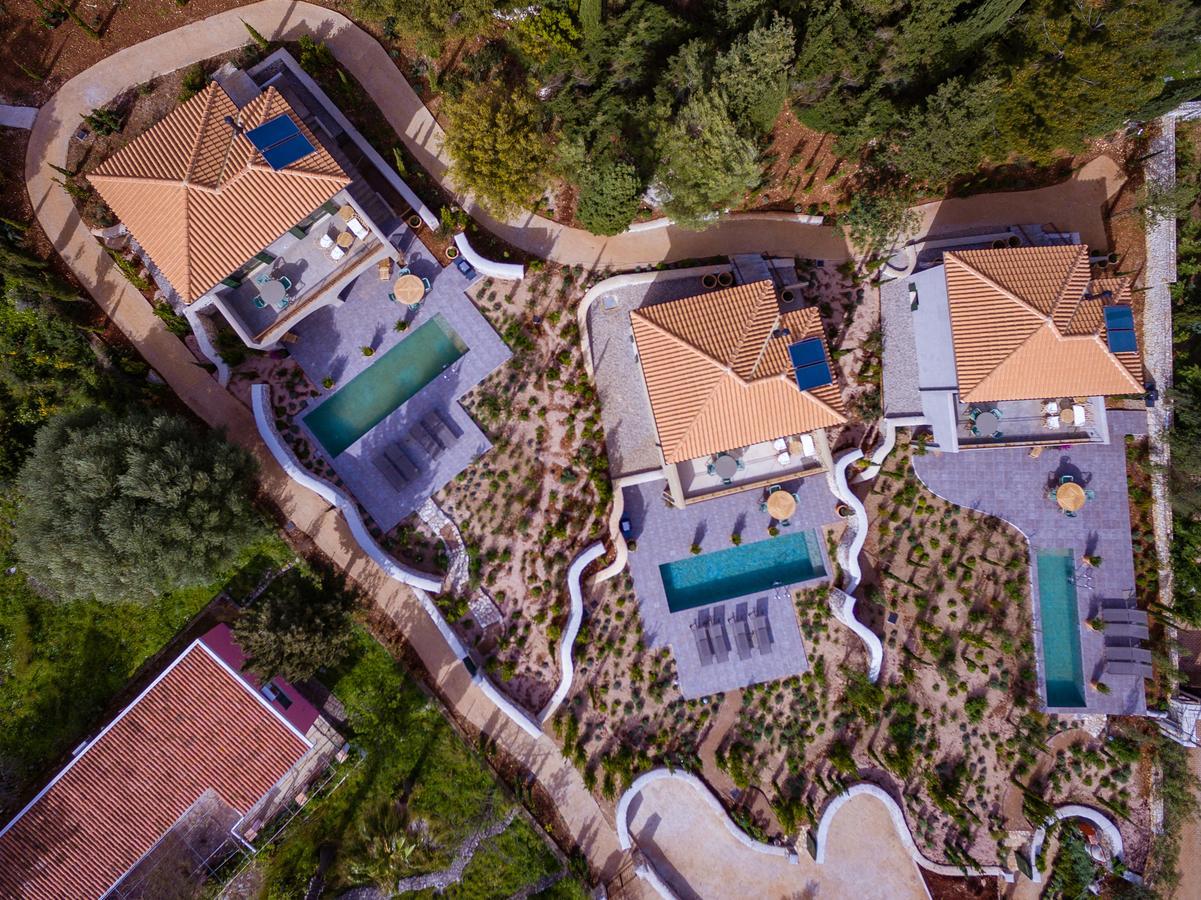 North Point Houses Fiskardo Bagian luar foto
